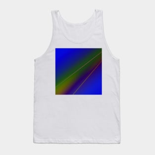 BLUE GREEN BLACK ABSTRACT TEXTURE Tank Top